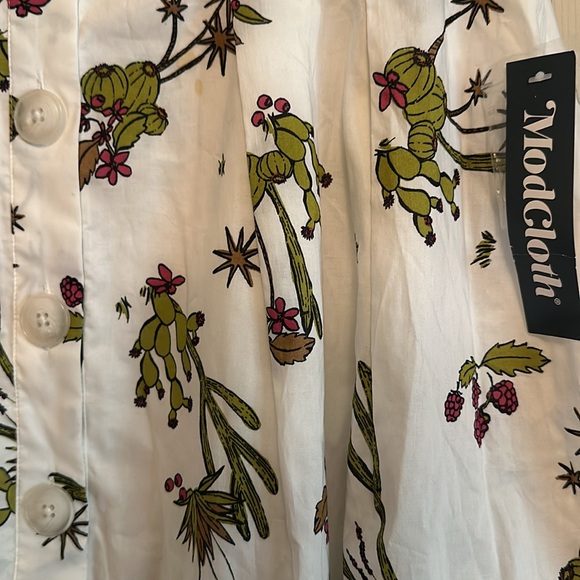 NWT Women’s ModCloth Cactus Swing Skirt Size S - Picture 3 of 7